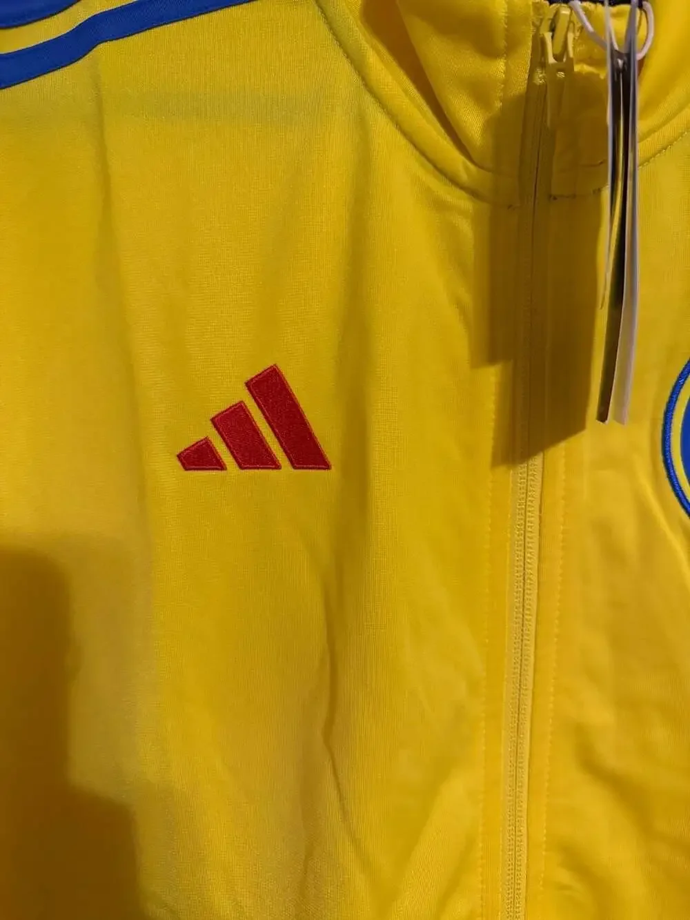 Adidas Club America DNA Track Top Yellow